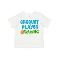 thumbnail image 1 of Inktastic Croquet Player in Training Boys or Girls Toddler T-Shirt, 1 of 5