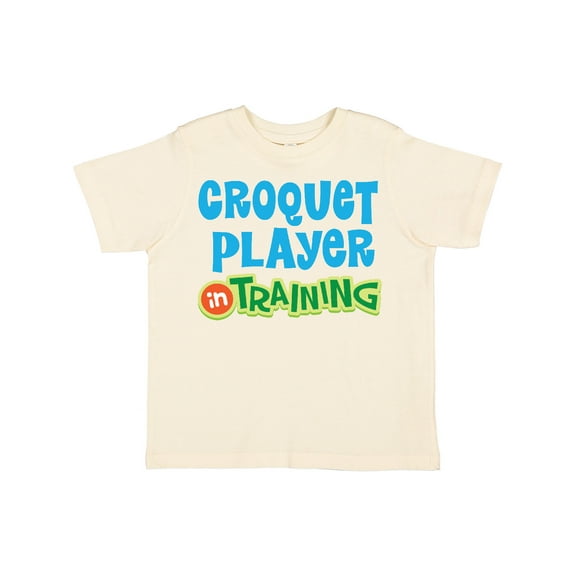 Inktastic Croquet Player in Training Boys or Girls Toddler T-Shirt
