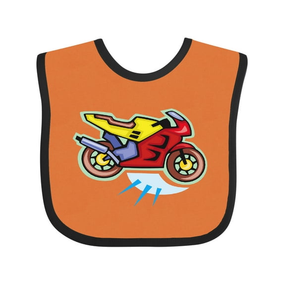 Inktastic Crotch Rocket Motorcycle Boys or Girls Baby Bib
