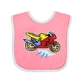 thumbnail image 1 of Inktastic Crotch Rocket Motorcycle Boys or Girls Baby Bib, 1 of 4