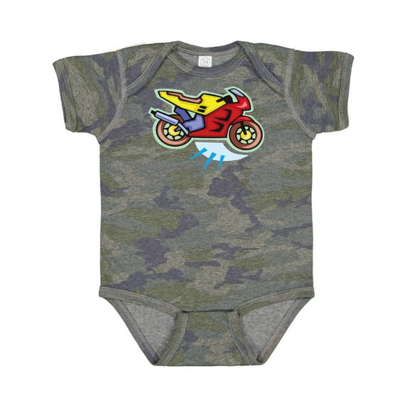 Inktastic Crotch Rocket Motorcycle Boys or Girls Baby Bodysuit