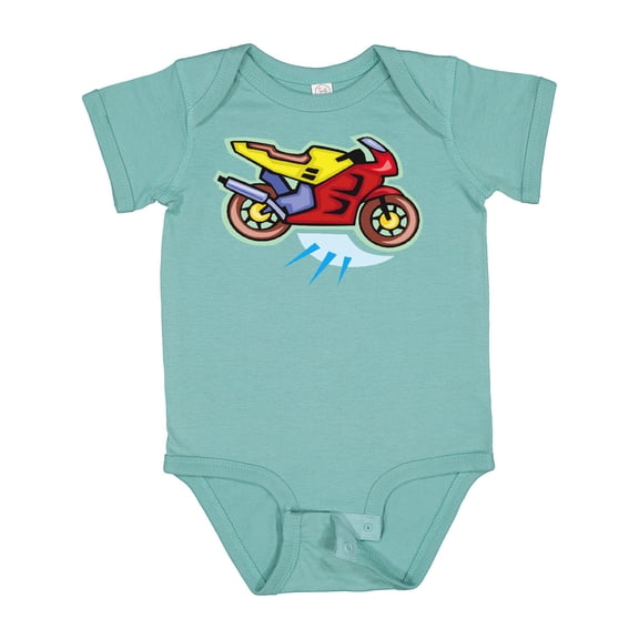 Inktastic Crotch Rocket Motorcycle Boys or Girls Baby Bodysuit