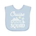 thumbnail image 1 of Inktastic Cruise Squad with Vector Cruise Ship and Palm Trees Boys or Girls Baby Bib, 1 of 4