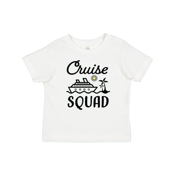 Inktastic Cruise Squad with Vector Cruise Ship and Palm Trees Boys or Girls Baby T-Shirt