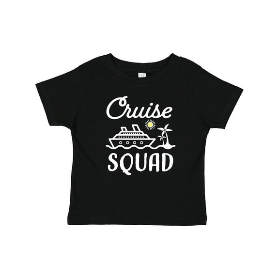 Inktastic Cruise Squad with Vector Cruise Ship and Palm Trees Boys or Girls Baby T-Shirt