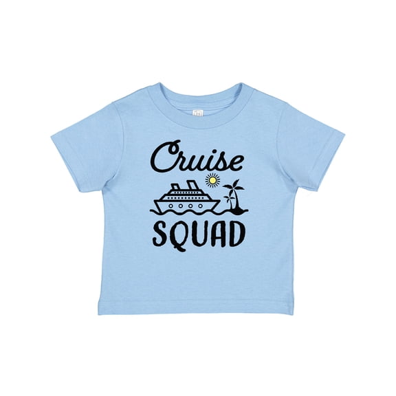 Inktastic Cruise Squad with Vector Cruise Ship and Palm Trees Boys or Girls Baby T-Shirt