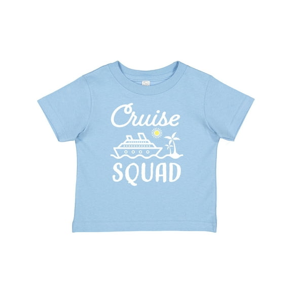 Inktastic Cruise Squad with Vector Cruise Ship and Palm Trees Boys or Girls Baby T-Shirt
