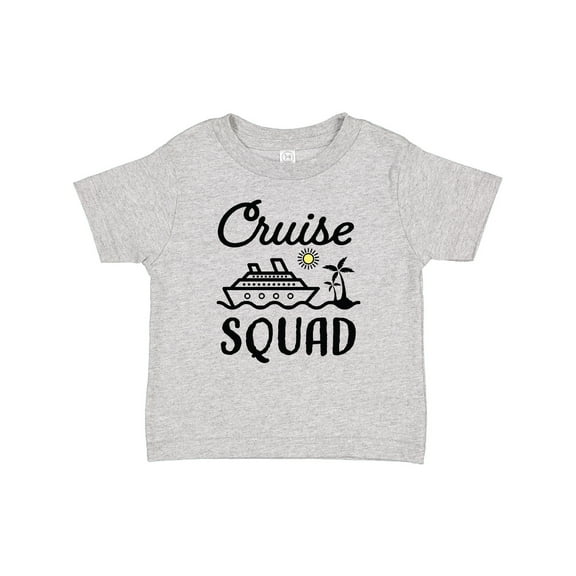 Inktastic Cruise Squad with Vector Cruise Ship and Palm Trees Boys or Girls Baby T-Shirt