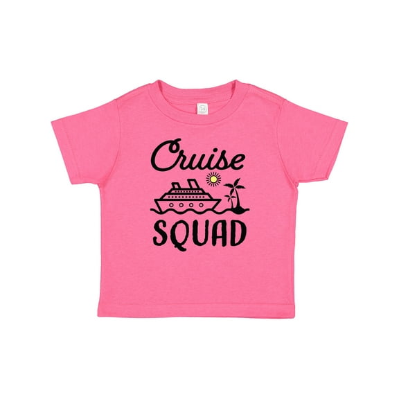 Inktastic Cruise Squad with Vector Cruise Ship and Palm Trees Boys or Girls Baby T-Shirt