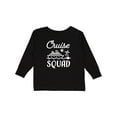 thumbnail image 1 of Inktastic Cruise Squad with Vector Cruise Ship and Palm Trees Boys or Girls Long Sleeve Toddler T-Shirt, 1 of 5