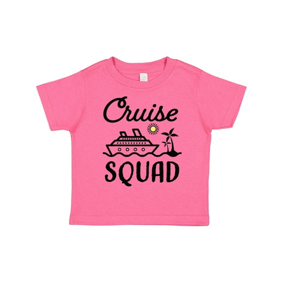 Inktastic Cruise Squad with Vector Cruise Ship and Palm Trees Boys or Girls Toddler T-Shirt