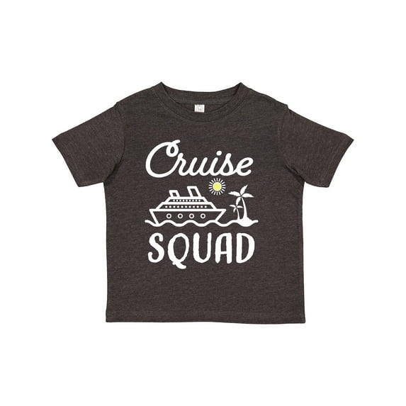 Inktastic Cruise Squad with Vector Cruise Ship and Palm Trees Boys or Girls Toddler T-Shirt