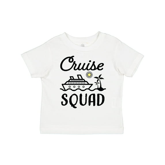 Inktastic Cruise Squad with Vector Cruise Ship and Palm Trees Boys or Girls Toddler T-Shirt