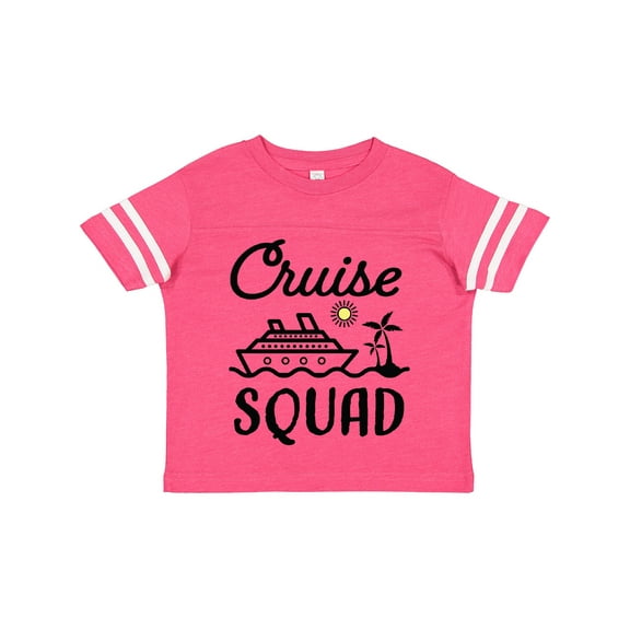 Inktastic Cruise Squad with Vector Cruise Ship and Palm Trees Boys or Girls Toddler T-Shirt