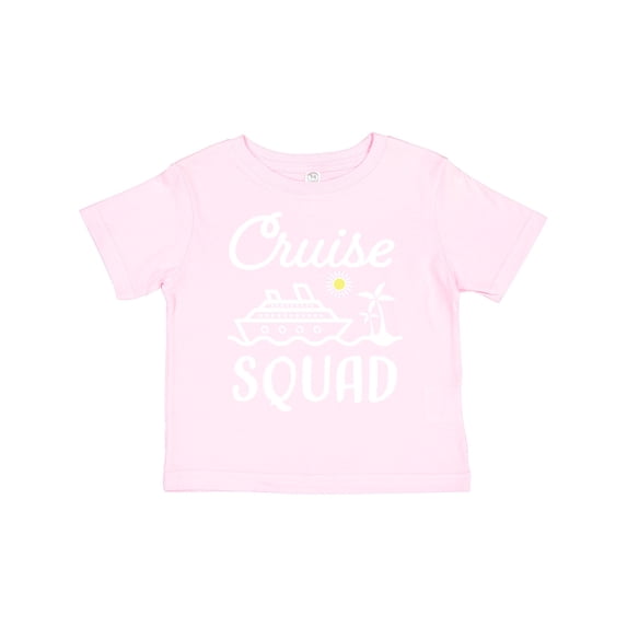 Inktastic Cruise Squad with Vector Cruise Ship and Palm Trees Boys or Girls Toddler T-Shirt