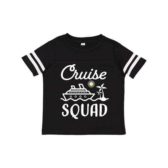 Inktastic Cruise Squad with Vector Cruise Ship and Palm Trees Boys or Girls Toddler T-Shirt
