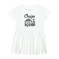 thumbnail image 1 of Inktastic Cruise Squad with Vector Cruise Ship and Palm Trees Girls Baby Dress, 1 of 5