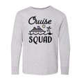 thumbnail image 1 of Inktastic Cruise Squad with Vector Cruise Ship and Palm Trees Long Sleeve Youth T-Shirt, 1 of 5