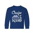 thumbnail image 1 of Inktastic Cruise Squad with Vector Cruise Ship and Palm Trees Long Sleeve Youth T-Shirt, 1 of 5