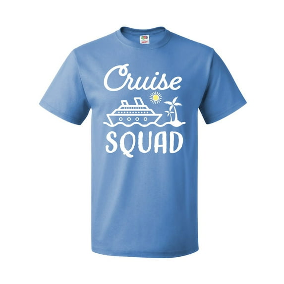 Inktastic Cruise Squad with Vector Cruise Ship and Palm Trees T-Shirt