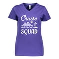 thumbnail image 1 of Inktastic Cruise Squad with Vector Cruise Ship and Palm Trees Women's V-Neck T-Shirt, 1 of 5