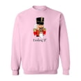 thumbnail image 1 of Inktastic Crushing It Nutcracker Adult Sweatshirt, 1 of 4
