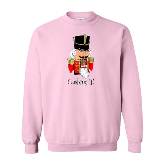 Inktastic Crushing It Nutcracker Adult Sweatshirt