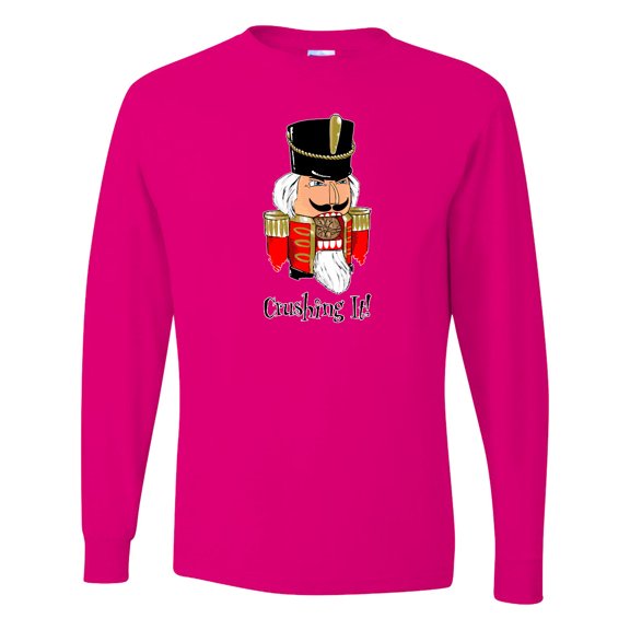 Inktastic Crushing It Nutcracker Long Sleeve T-Shirt