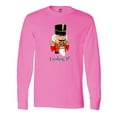 thumbnail image 1 of Inktastic Crushing It Nutcracker Long Sleeve T-Shirt, 1 of 5