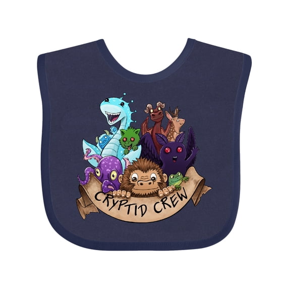 Inktastic Cryptid Crew Boys or Girls Baby Bib