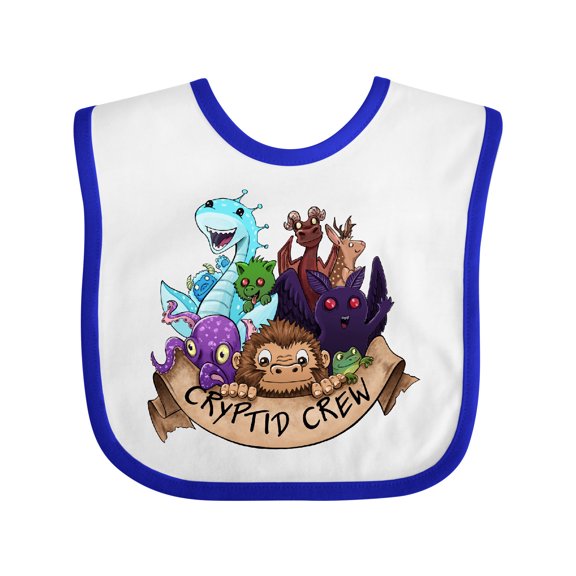 Inktastic Cryptid Crew Boys or Girls Baby Bib