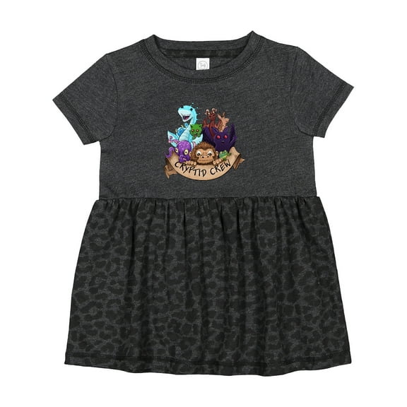 Inktastic Cryptid Crew Girls Baby Dress