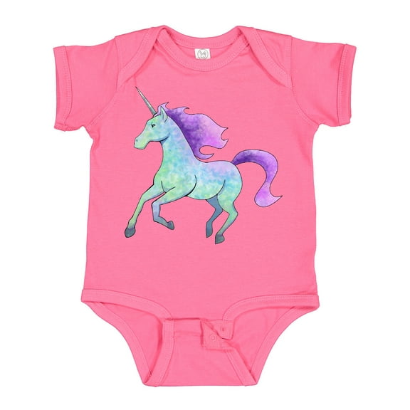 Inktastic Crystal Unicorn Boys or Girls Baby Bodysuit