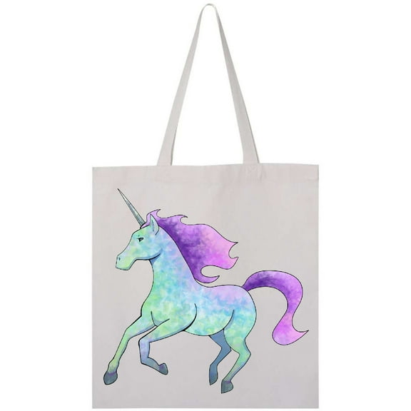 Inktastic Crystal Unicorn Tote Bag