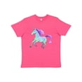thumbnail image 1 of Inktastic Crystal Unicorn Youth T-Shirt, 1 of 5