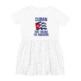 thumbnail image 1 of Inktastic Cuban Awesome Pride Girls Toddler Dress, 1 of 5
