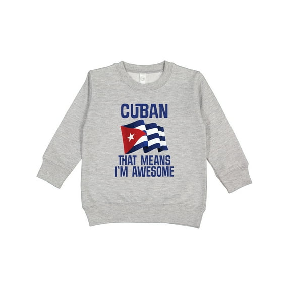 Inktastic Cuban Awesome Pride Toddler Sweatshirt