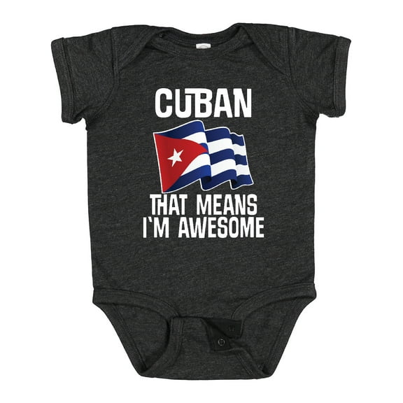 Inktastic Cuban Pride Cuba Flag Boys or Girls Baby Bodysuit