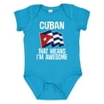 thumbnail image 1 of Inktastic Cuban Pride Cuba Flag Boys or Girls Baby Bodysuit, 1 of 5