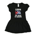thumbnail image 1 of Inktastic Cuban Pride Cuba Flag Girls Baby Dress, 1 of 5