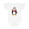 thumbnail image 1 of Inktastic Cuddly Christmas Penguin Boys or Girls Baby Bodysuit, 1 of 5
