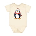 thumbnail image 1 of Inktastic Cuddly Christmas Penguin Boys or Girls Baby Bodysuit, 1 of 5