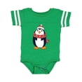 thumbnail image 1 of Inktastic Cuddly Christmas Penguin Boys or Girls Baby Bodysuit, 1 of 5
