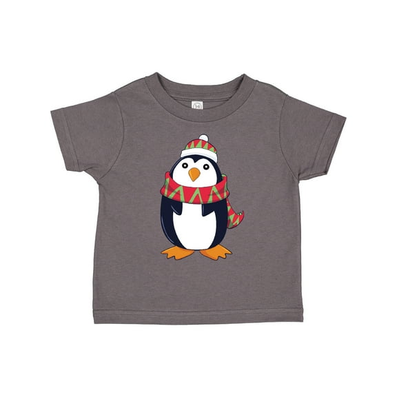 Inktastic Cuddly Christmas Penguin Boys or Girls Toddler T-Shirt
