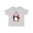 thumbnail image 1 of Inktastic Cuddly Christmas Penguin Boys or Girls Toddler T-Shirt, 1 of 5