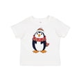thumbnail image 1 of Inktastic Cuddly Christmas Penguin Boys or Girls Toddler T-Shirt, 1 of 5