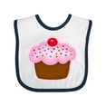 thumbnail image 1 of Inktastic Cupcake Girls Baby Bib, 1 of 4
