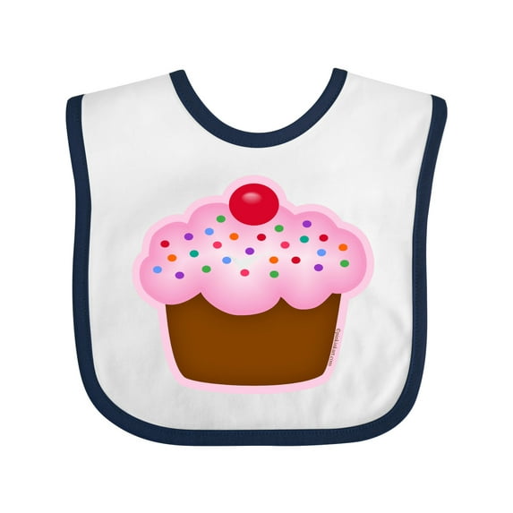 Inktastic Cupcake Girls Baby Bib