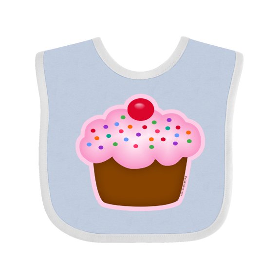 Inktastic Cupcake Girls Baby Bib