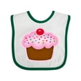thumbnail image 1 of Inktastic Cupcake Girls Baby Bib, 1 of 4